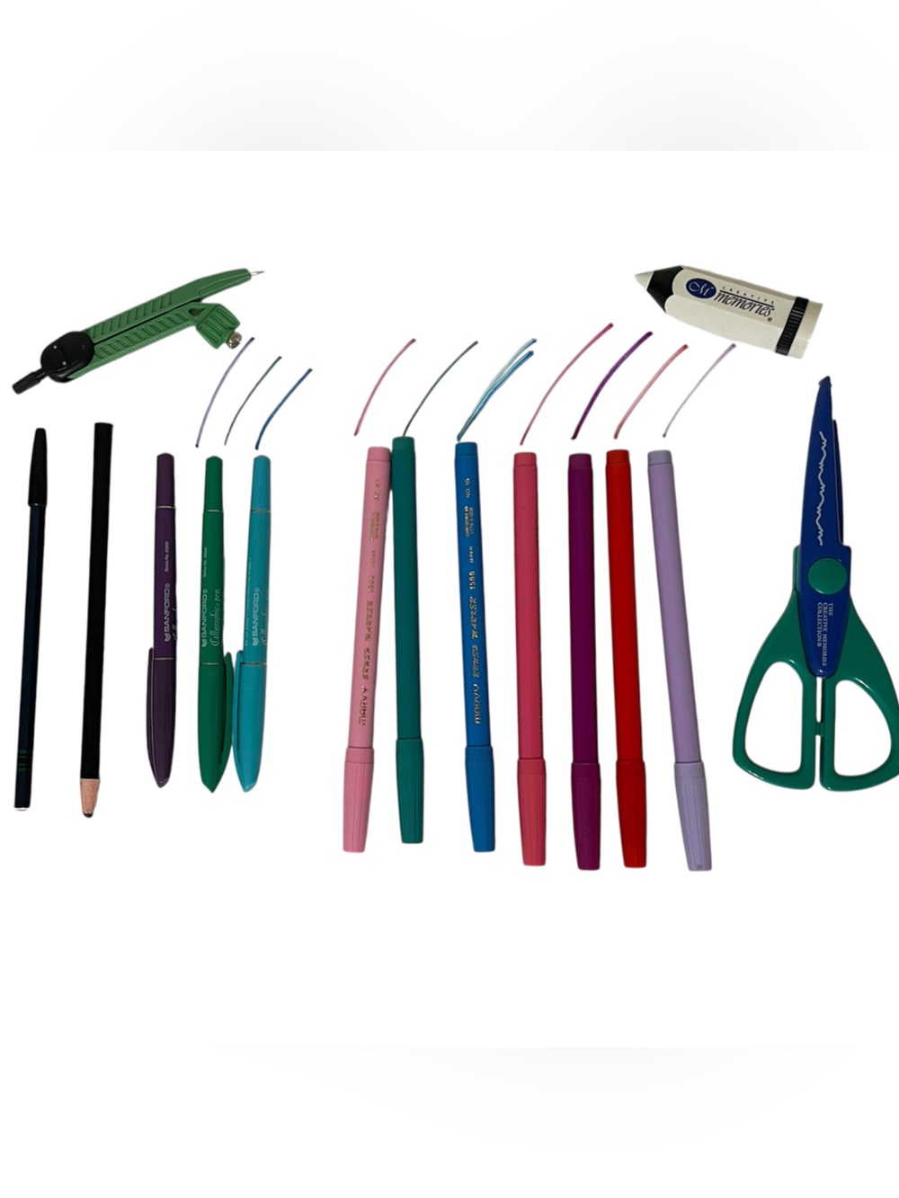 Marker Set Calligraphy & Marvy Brush Markers Arts & Crafts Scrapbook